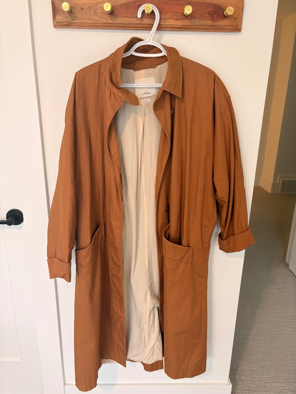 Oversized trench coat